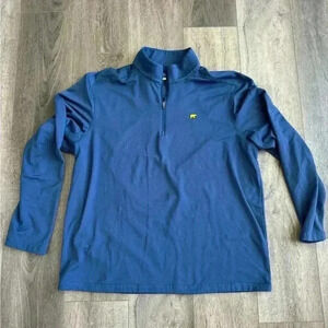 Jack Nicholson 1/4 Zip Shirt.  Men’s size medium.  Navy Blue.